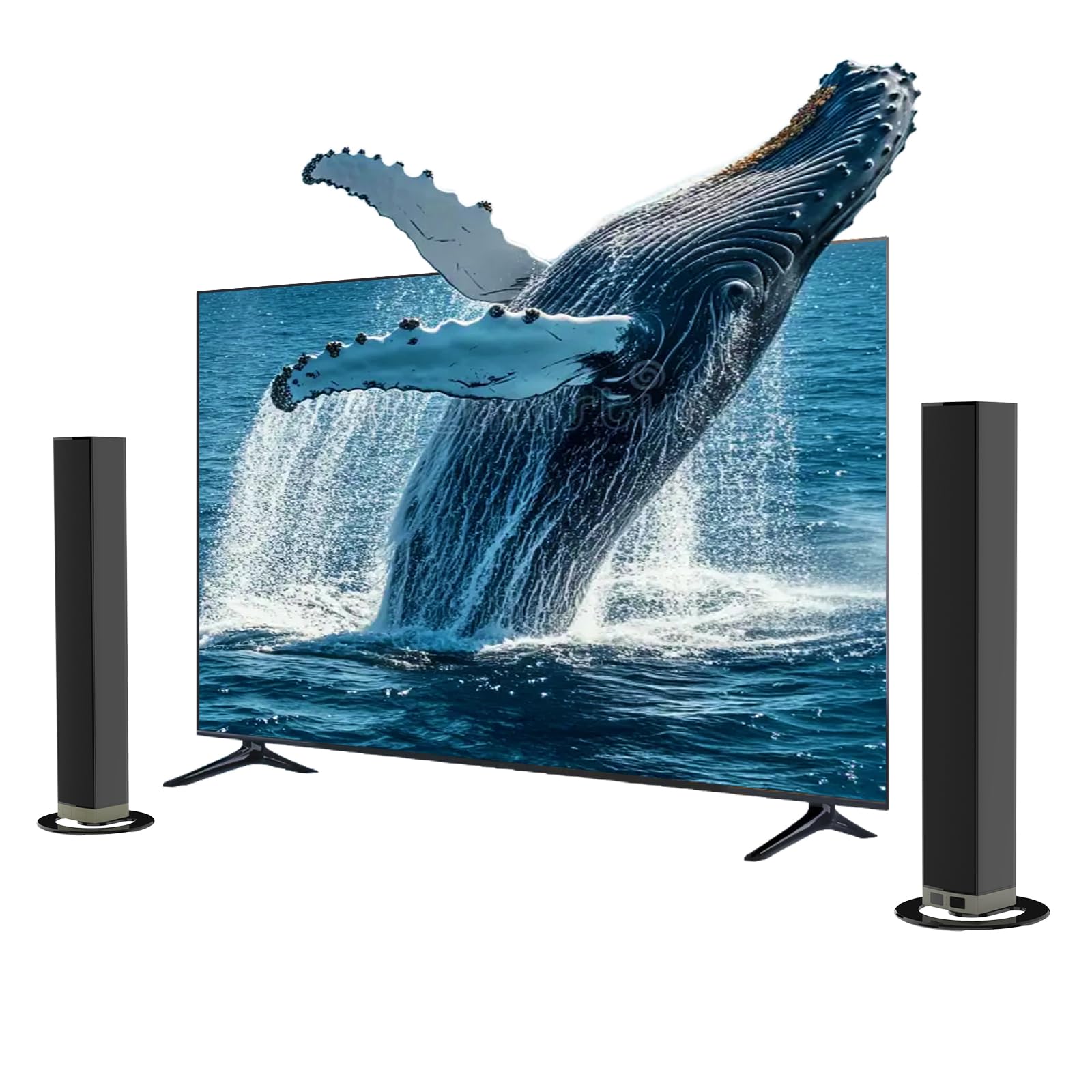 Barra de Sonido Bluetooth Desmontable de 80W para Smart
