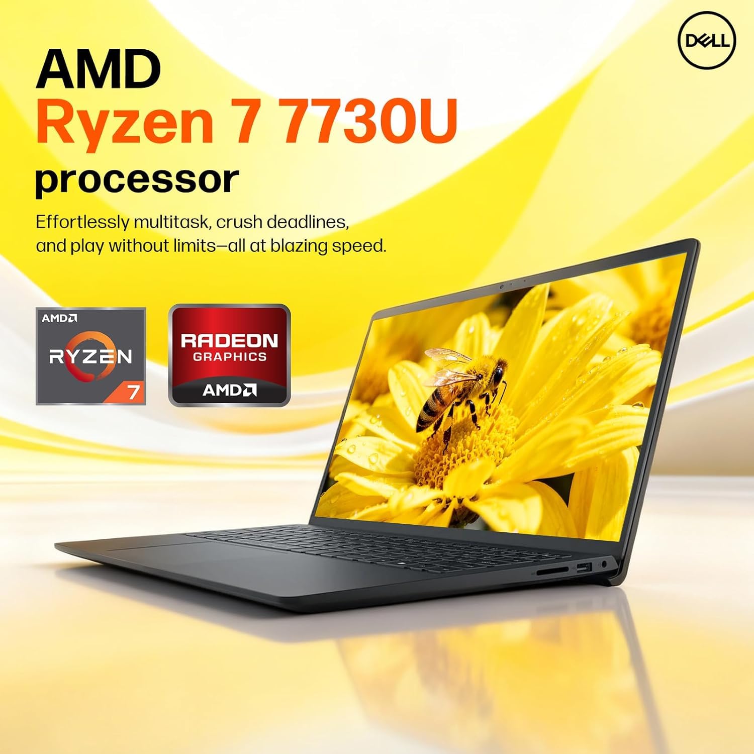 15.6" FHD Touchscreen Laptop, AMD Ryzen 7 7730U, 16GB