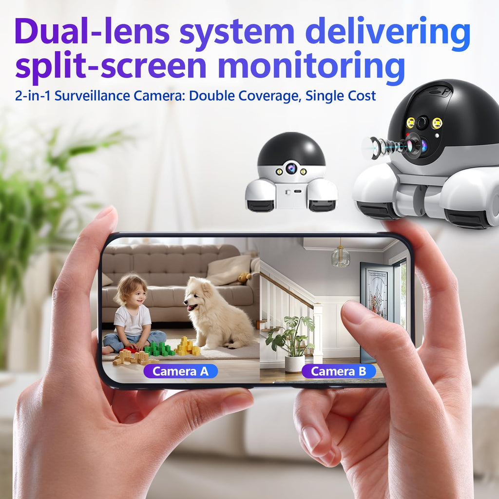 Wi-Fi Mobile Patrol Robot Camera for Home Monitoring and Security