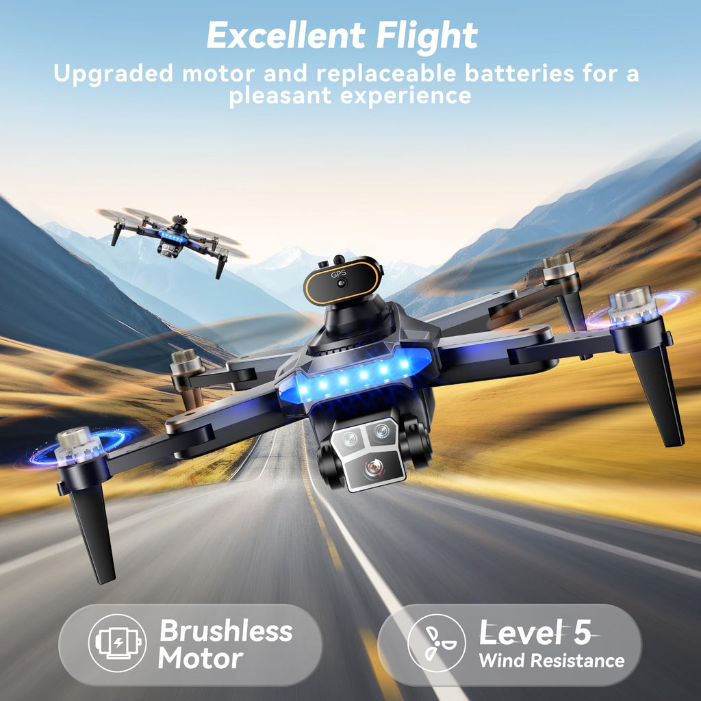 4K GPS Drone with Auto Return Follow Me Mode