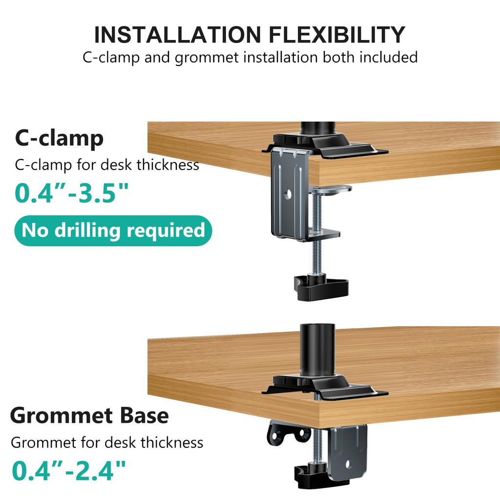 Adjustable Laptop Desk Mount for 17" Notebook, Model M00LP