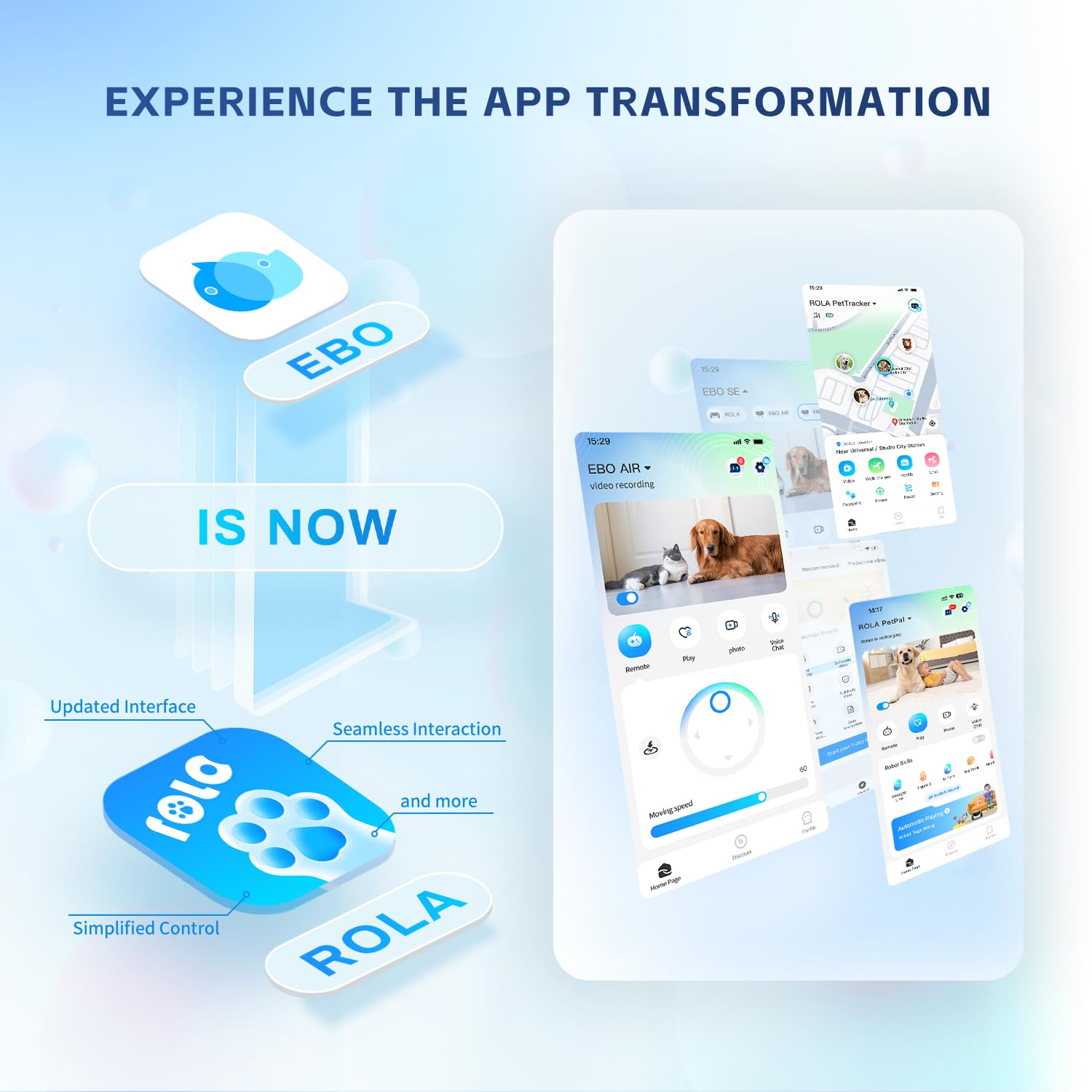 Enabot EBO SE Rörlig 1080P Hemkamerarobot