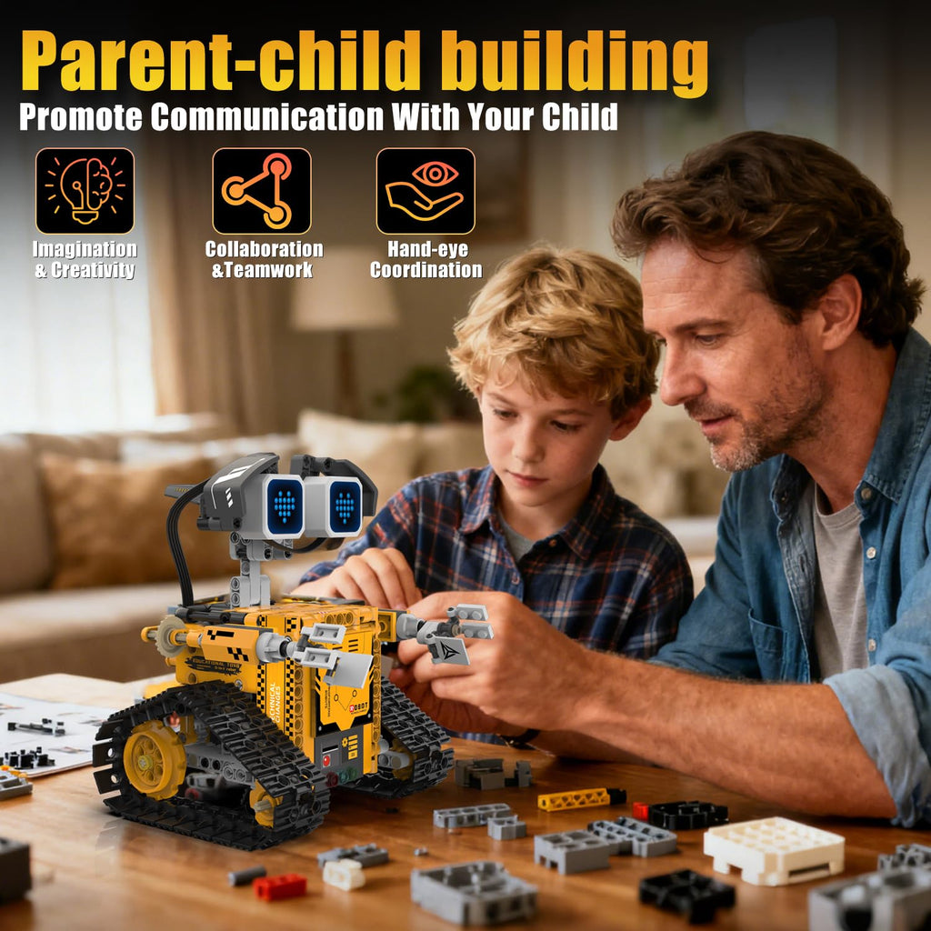 STEM Robot Building Kit for Boys Teens Educational 5-in-1 Robotics