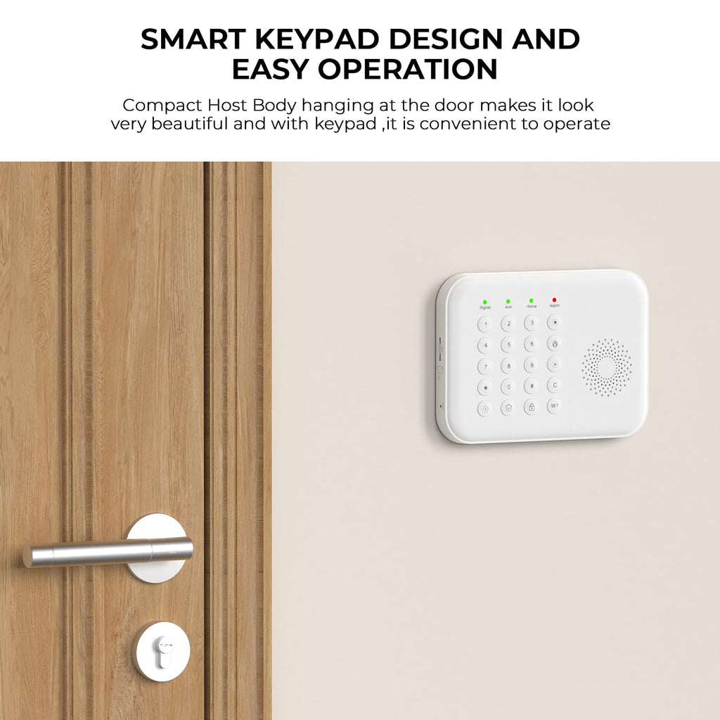 Kit d'alarme de sécurité domestique sans fil DIY