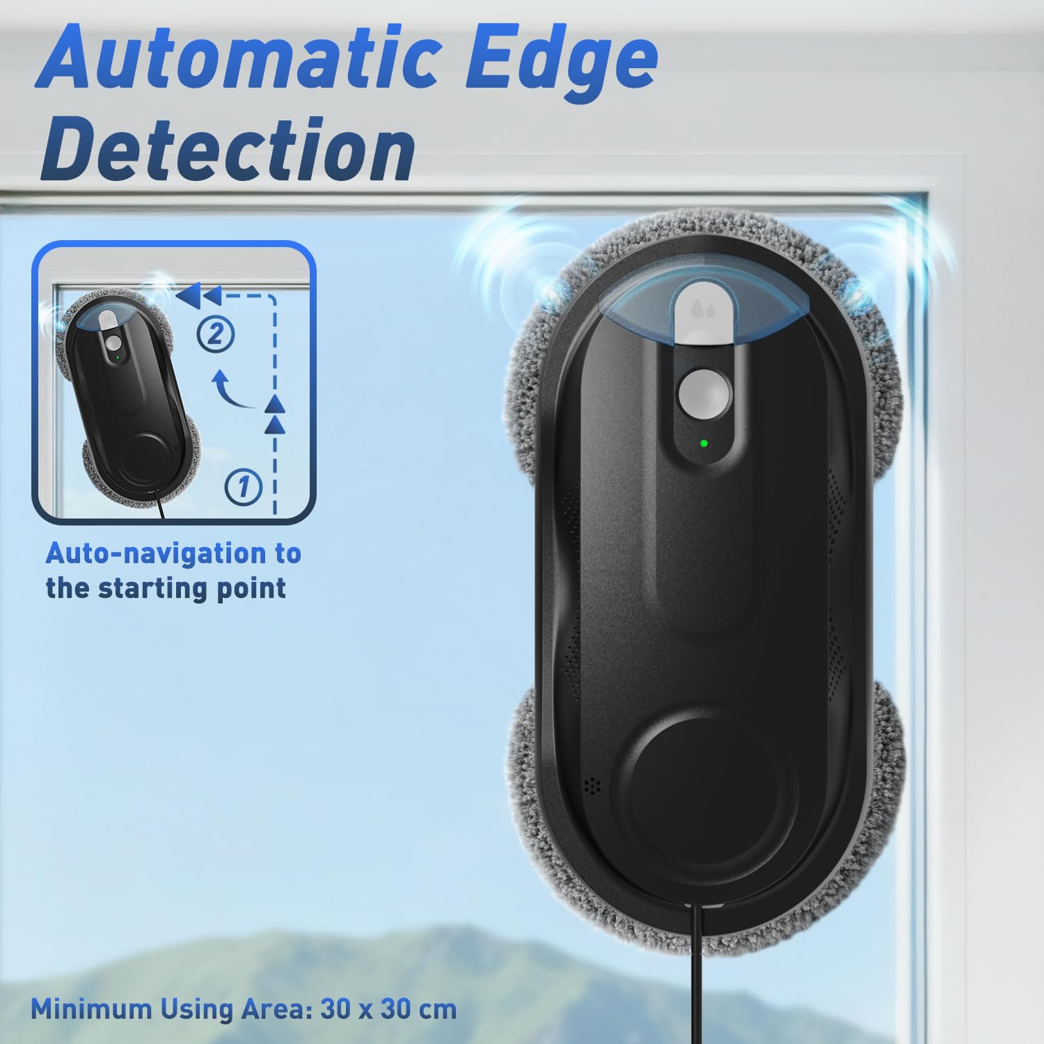 KKI AI-Powered Automatic Window Cleaning Robot for Smart Homes