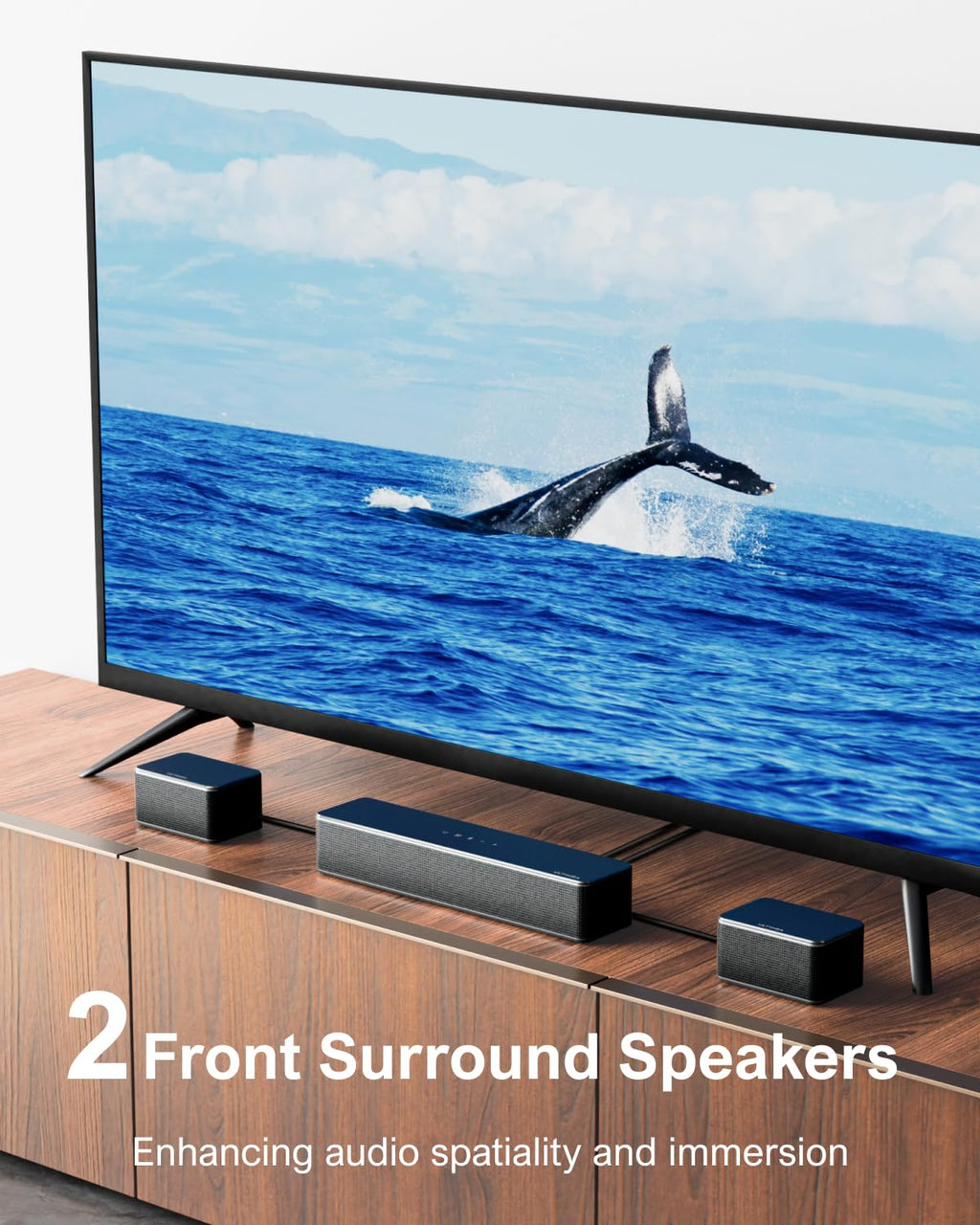 Barra de sonido 7.1ch con Subwoofer Inalámbrico, Sonido Surround