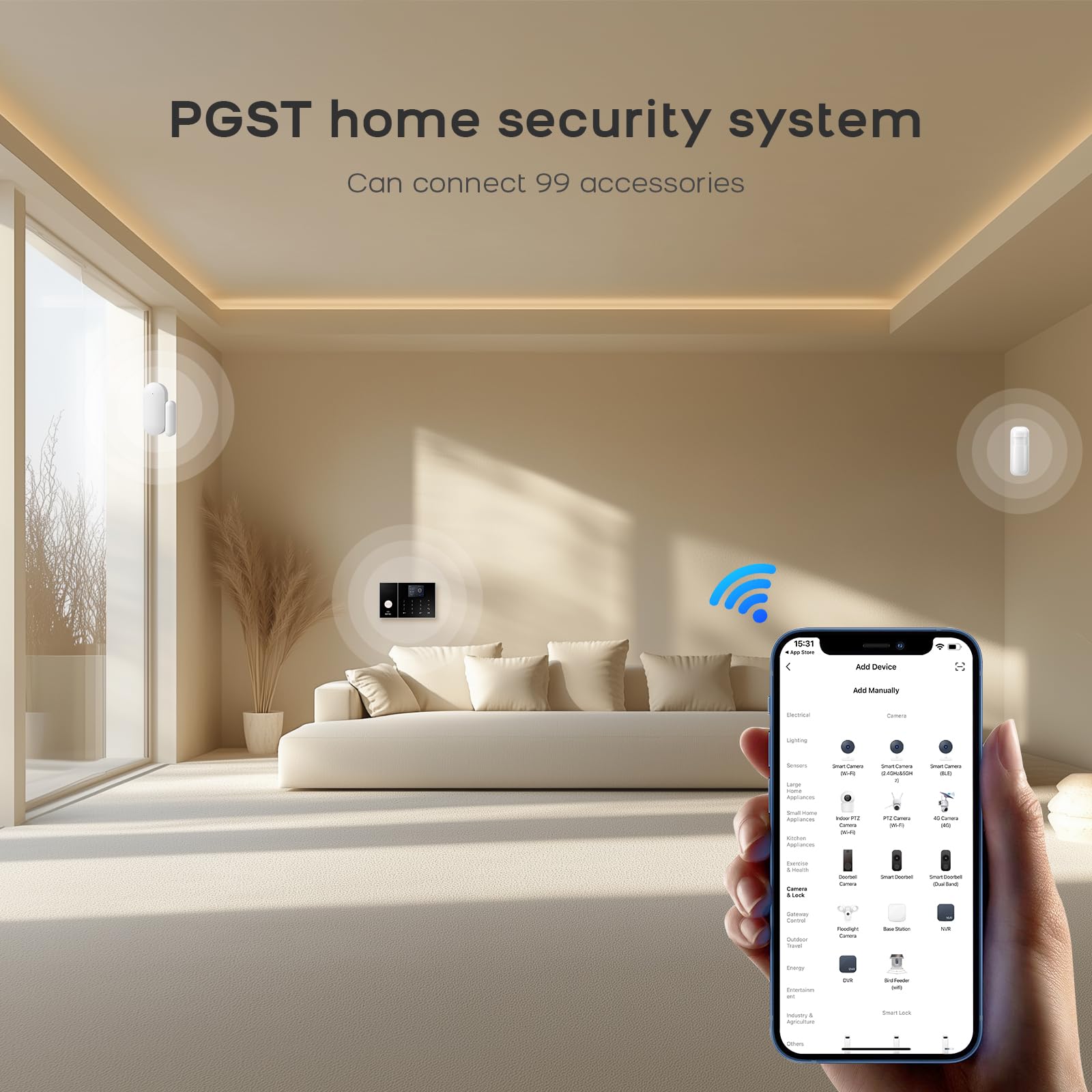 PGST Wireless DIY Smart Home Alarm Security System