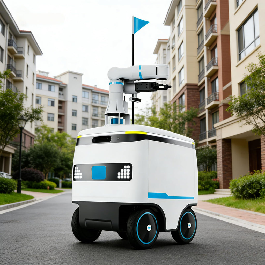 Autonom leveransrobot för matpaket