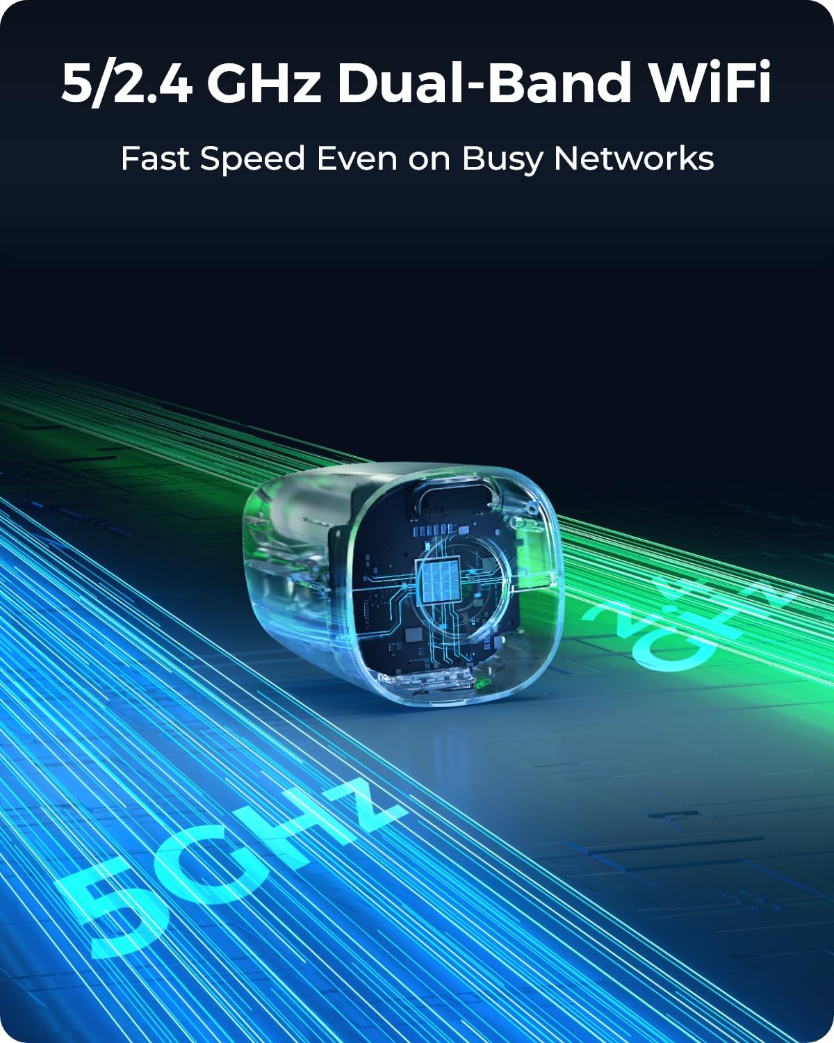 4K Wireless Outdoor Security Camera System with AI Detection