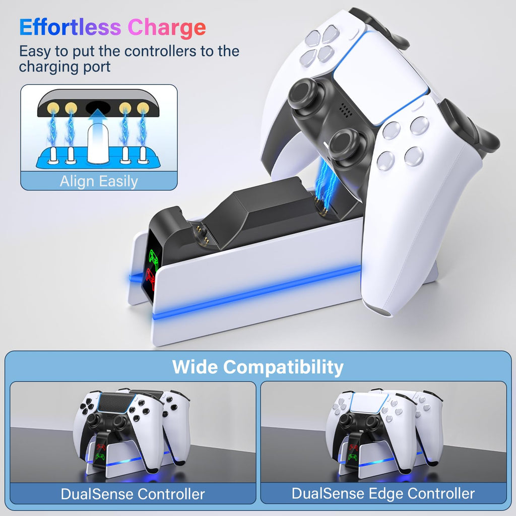PS5 Controller Ladestation für Dualsense & Edge