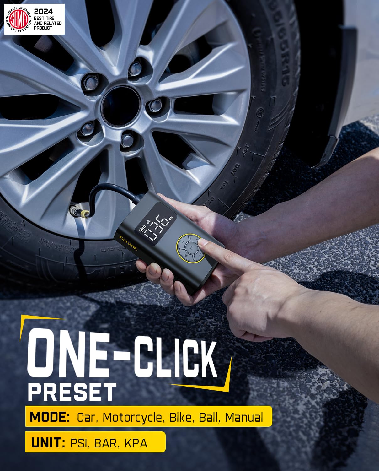 Portable Tire Inflator 150 PSI X9 Pro