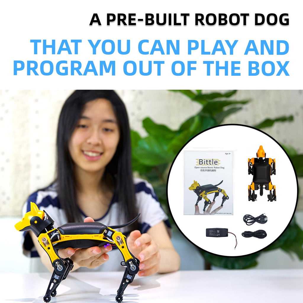 Программируемый робот-собака Bittle X V2 Alloy Servo (предварительно собранный)