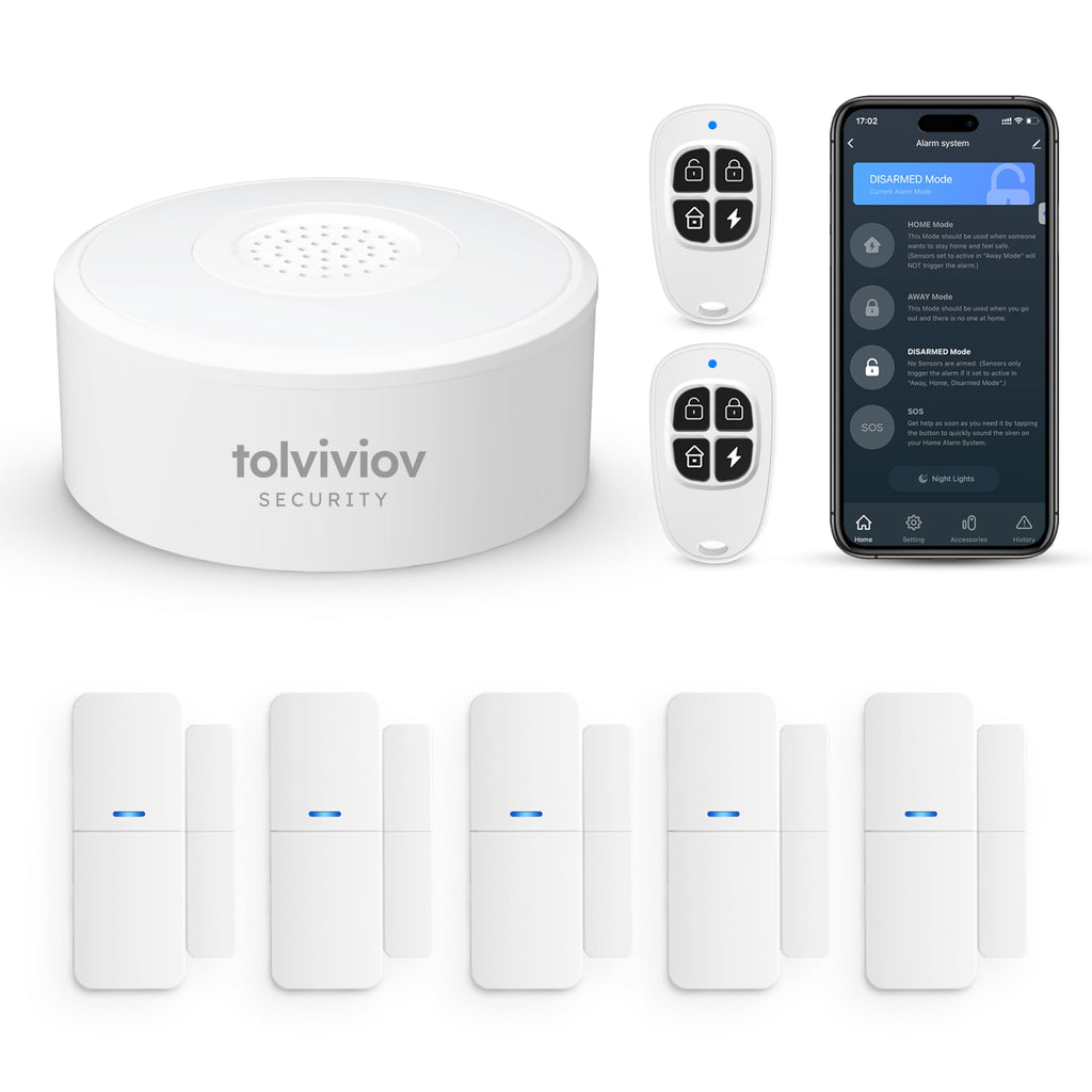 Kit Sistema Allarme Sicurezza Casa Intelligente Senza Fili GK-100W