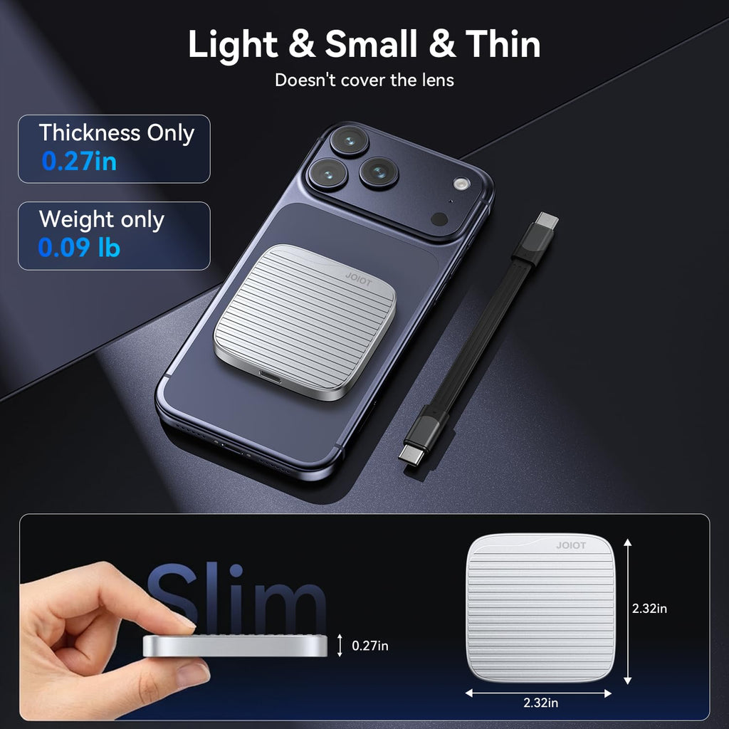 512GB Magnetic External SSD USB 3.2 Gen 2x2 2000MB/s