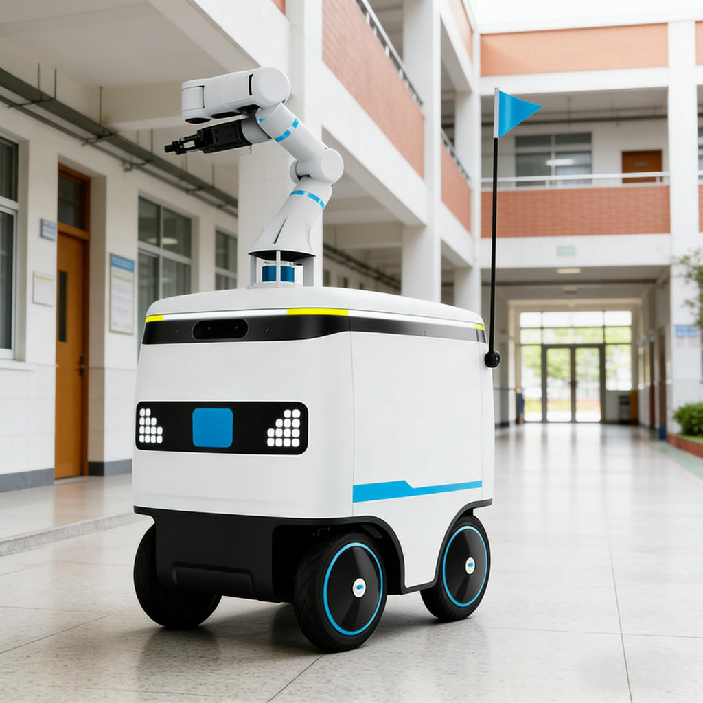Autonom leveransrobot för matpaket