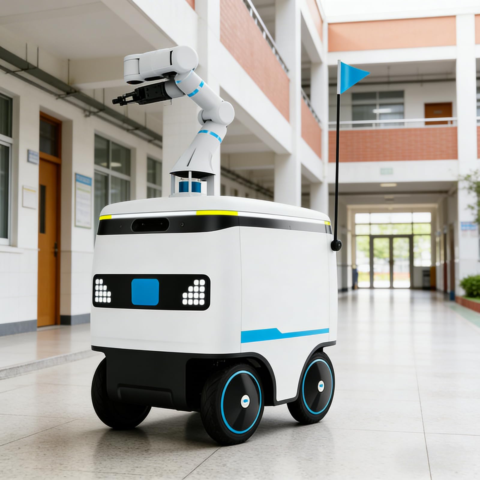 Autonomer Lieferroboter für Lebensmittel & Pakete