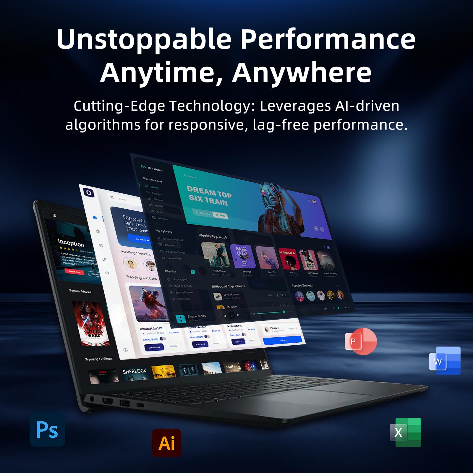Dell 15.6" 2K Touchscreen Laptop i5-1334U 32GB RAM 1TB