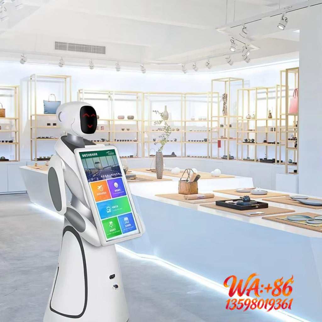 Commercial Greeter Robot Intelligent AI Voice Control