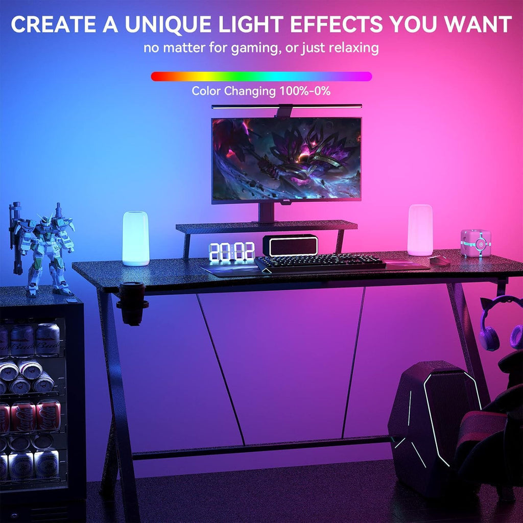 Schlanke RGB Touch Nachttischlampe mit dimmbarem Licht