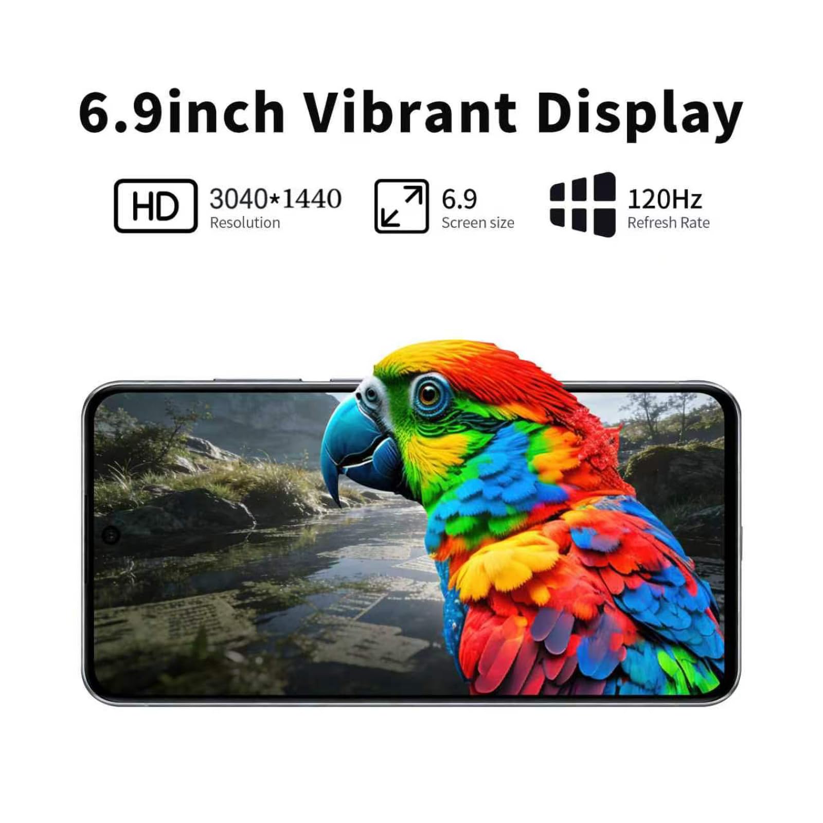 16GB+512GB Android 16.0 Разблокированный телефон 7000mAh 68+108MP Камера S25