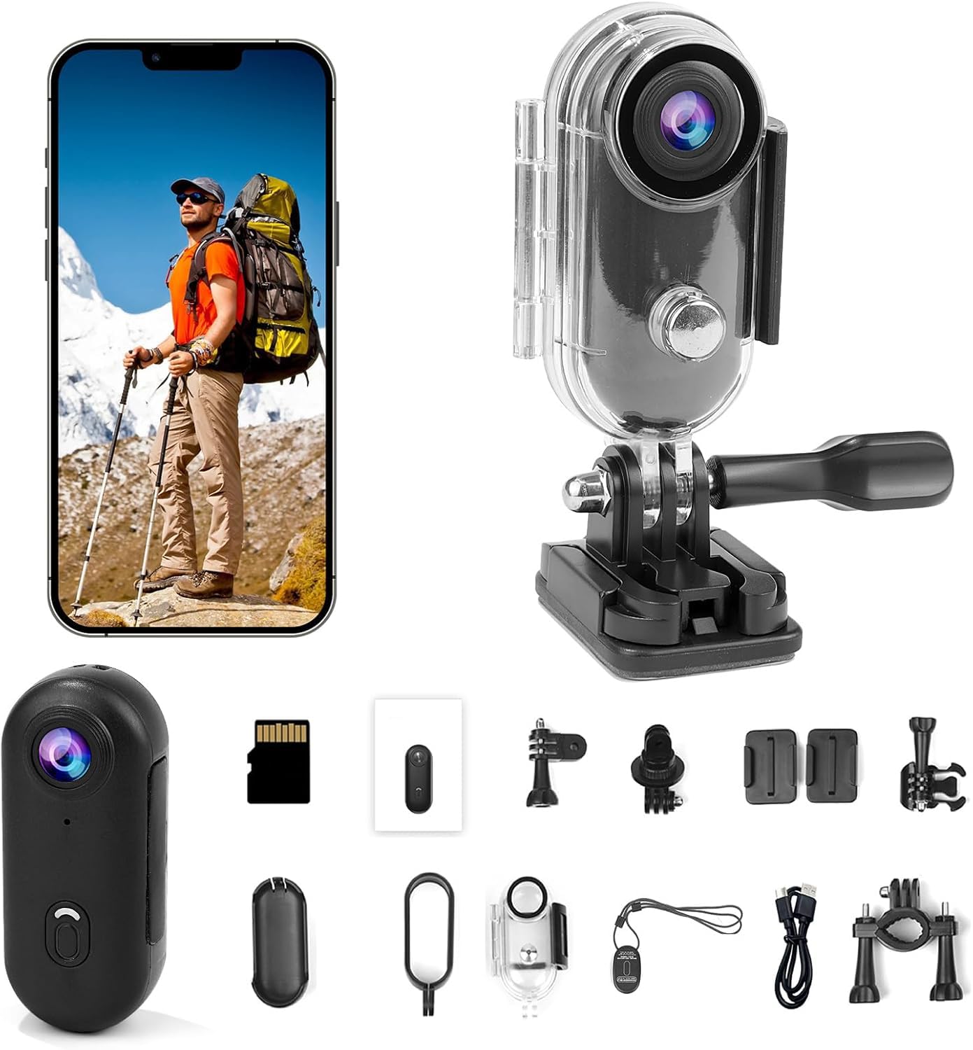 Ultra-Compact 4K Thumb Action Camera for Sports and Travel