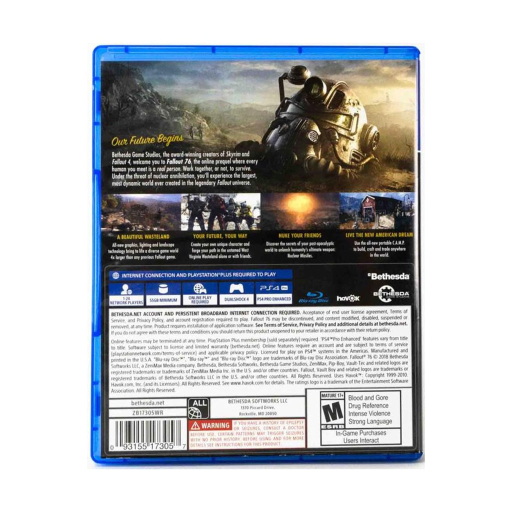 Online-Multiplayer-RPG Fallout 76: Wastelanders PS4
