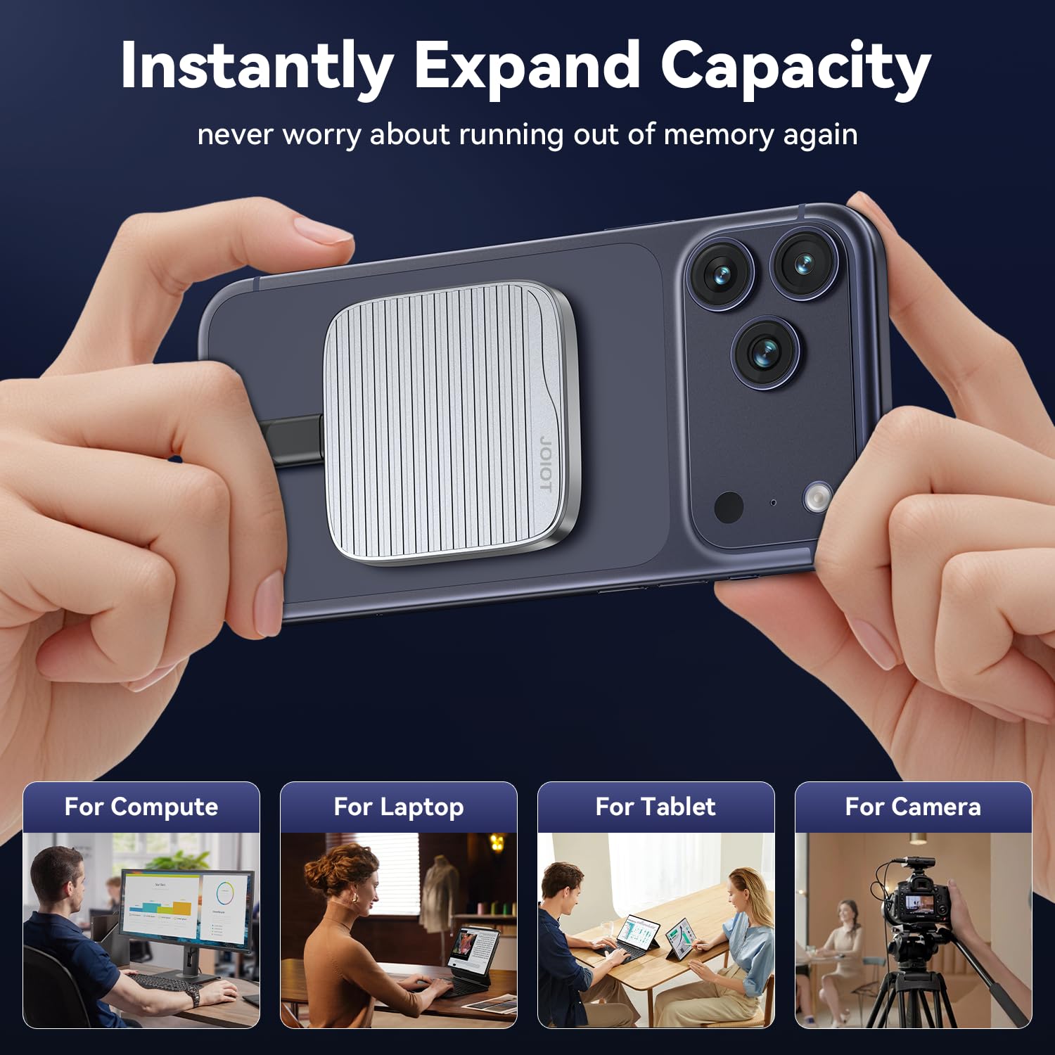 512GB Magnetic External SSD USB 3.2 Gen 2x2 2000MB/s