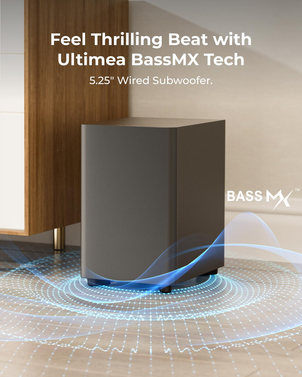 Barra de Sonido Inmersiva 7.1ch con Subwoofer Inalámbrico Modelo