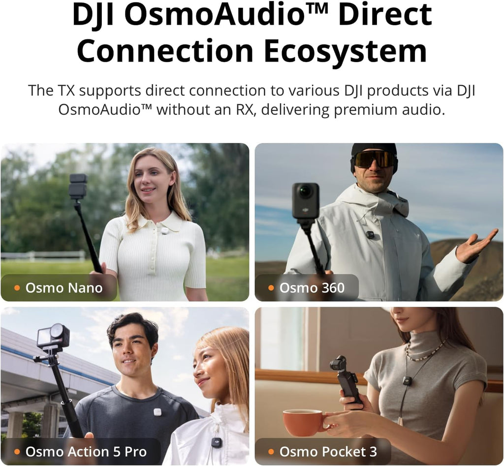 Micrófono Inalámbrico de Solapa DJI Mic Mini DMMT01