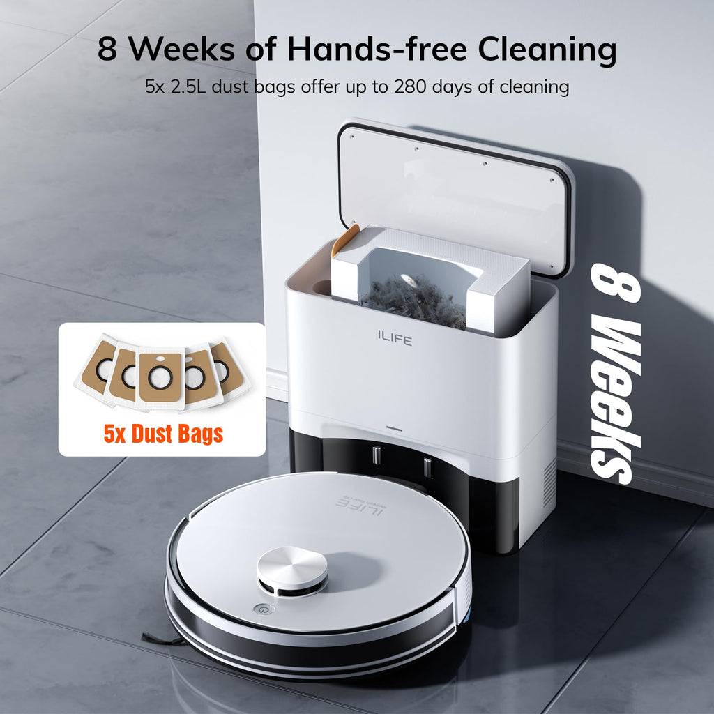 Robot Vacuum and Mop A30 Pro LiDAR Navigation 5000Pa