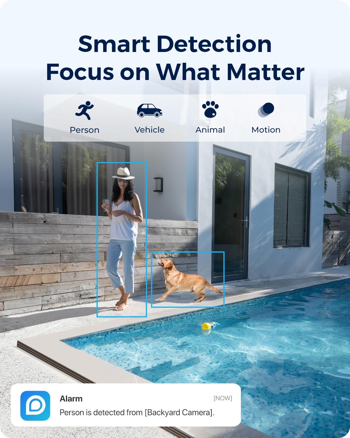 4K Wireless Outdoor Security Camera System with AI Detection