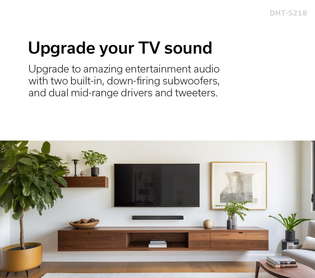 2.1-Channel Dolby Atmos Sound Bar DHTS218BKE3