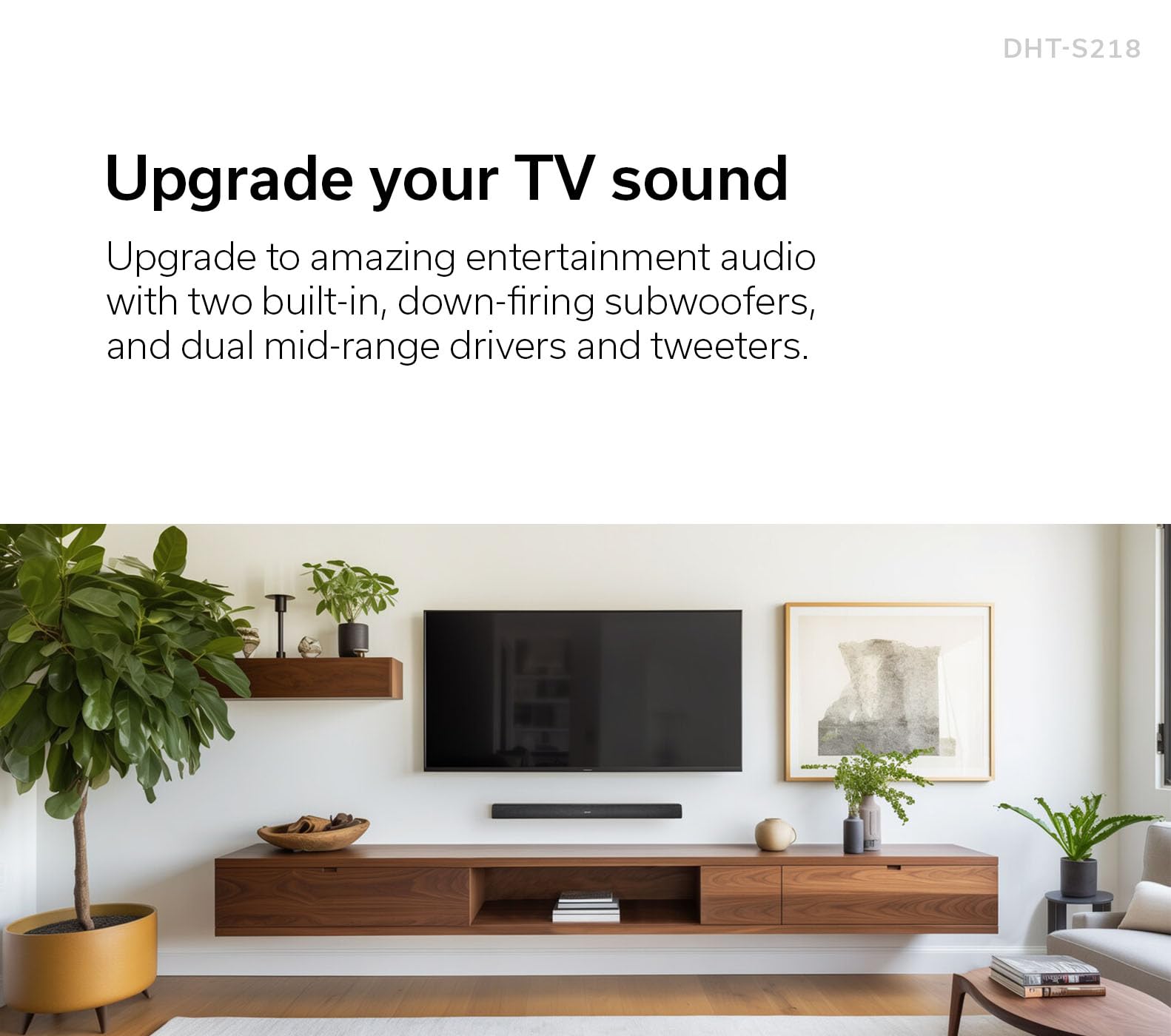 2.1-Channel Dolby Atmos Sound Bar DHTS218BKE3