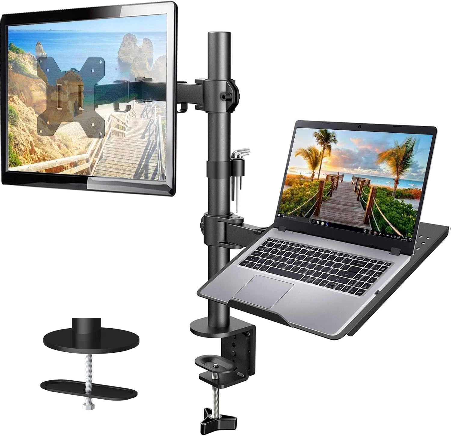 Soporte de Monitor de Escritorio de un Solo Brazo
