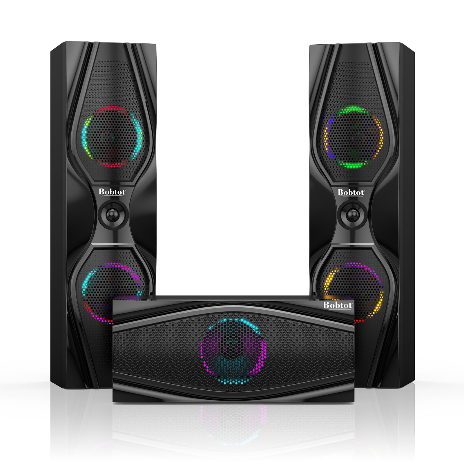 Sistema de Cine en Casa 5.1/2.1 Canales 1200W Subwoofer