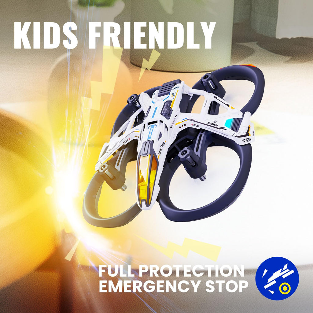 Маленький дрон для детей с управлением одной кнопкой MACH
