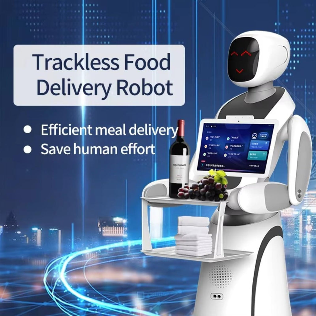 Commercial Food Delivery Robot Autonomous Restaurant Service
