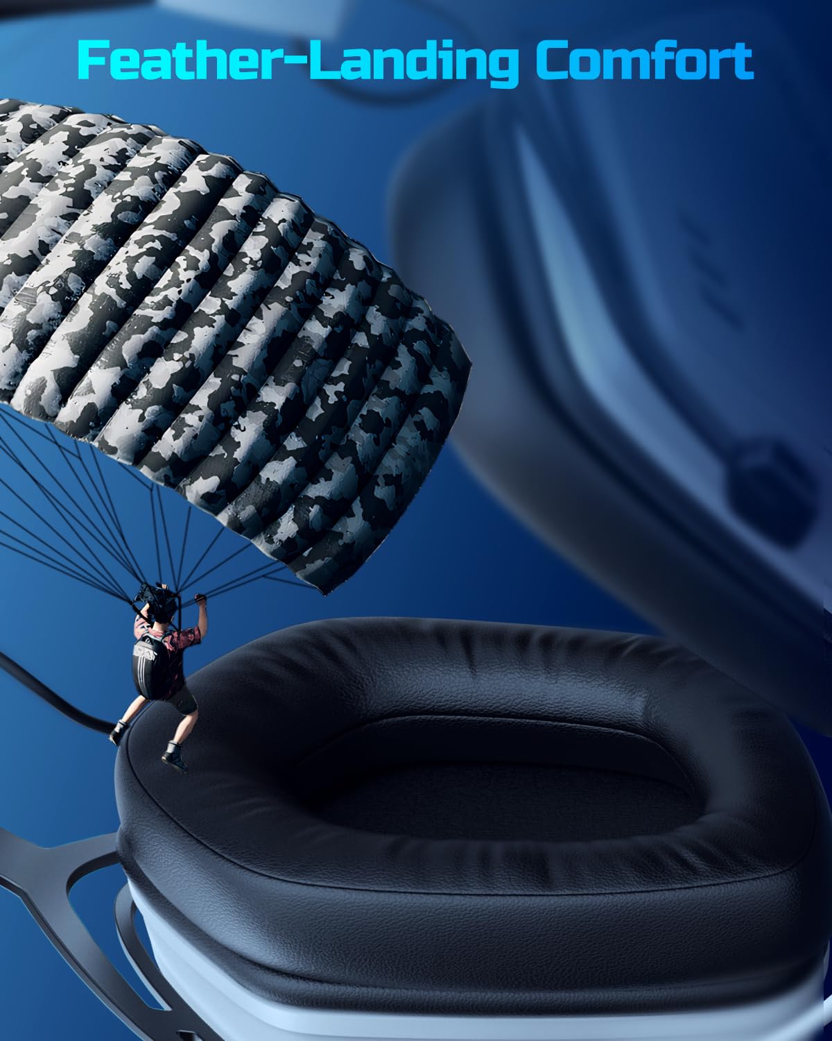 NUBWO HG03 Wired USB-A Gaming Headset for PC, Computer Headset with 7.1 Surround Sound, Noise Canceling Mic, 50MM Driver, Wired Headphones for PC, Laptop, Office - White