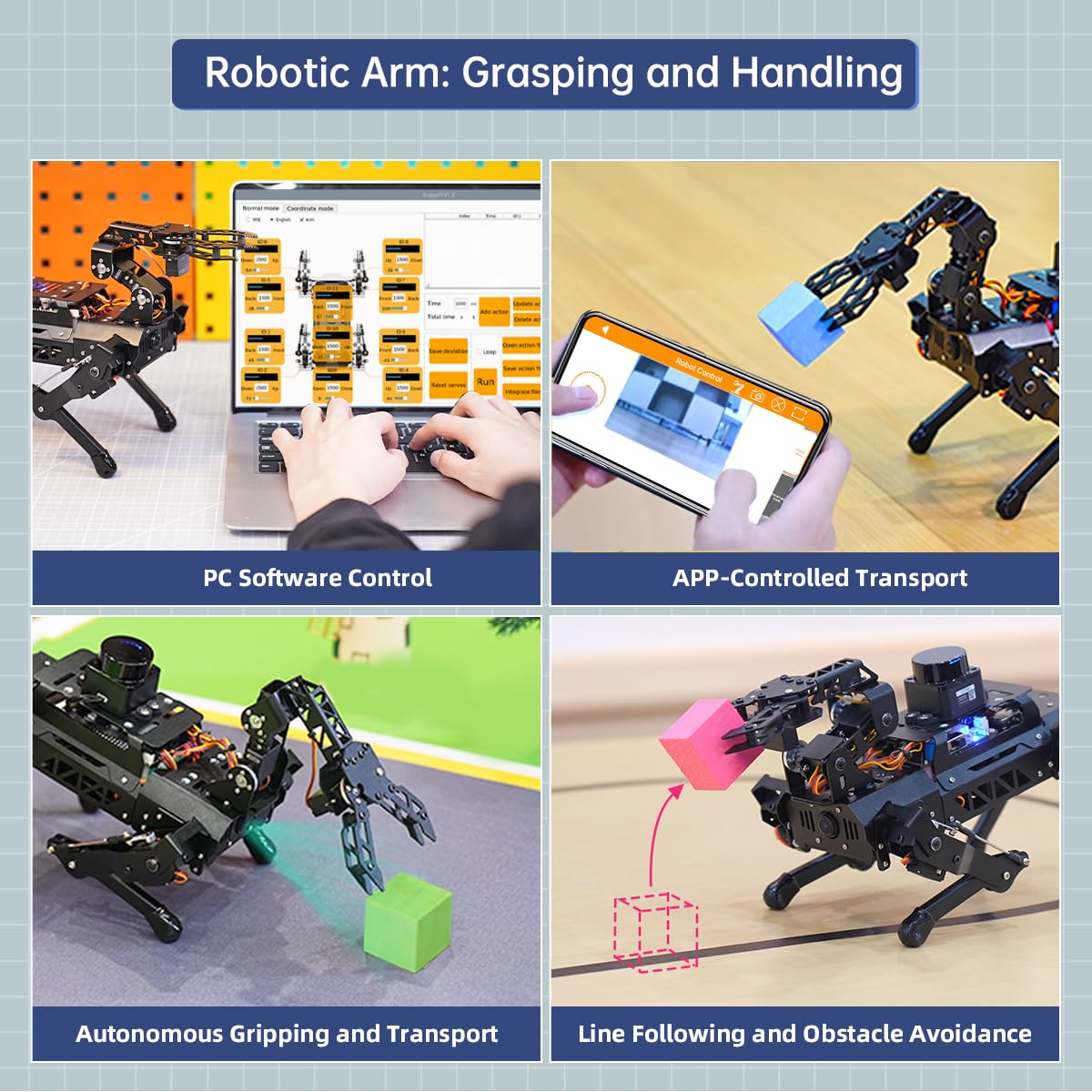 PuppyPi AI Robot Dog with ChatGPT and ROS