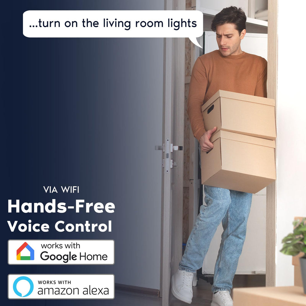 Smart RGBW Recessed Lights, 12-Pack, Color Changing