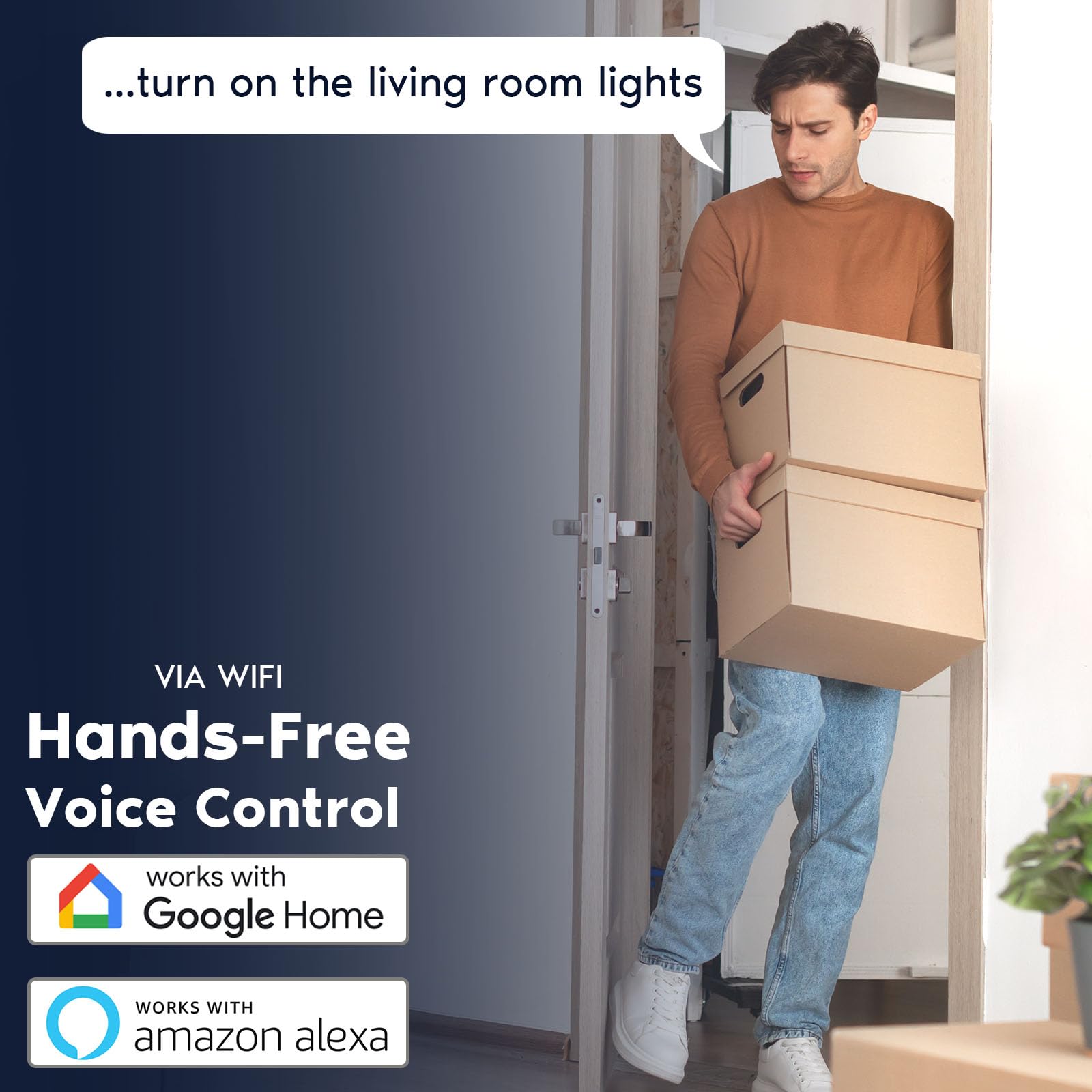 Smart RGBW Recessed Lights, 12-Pack, Color Changing