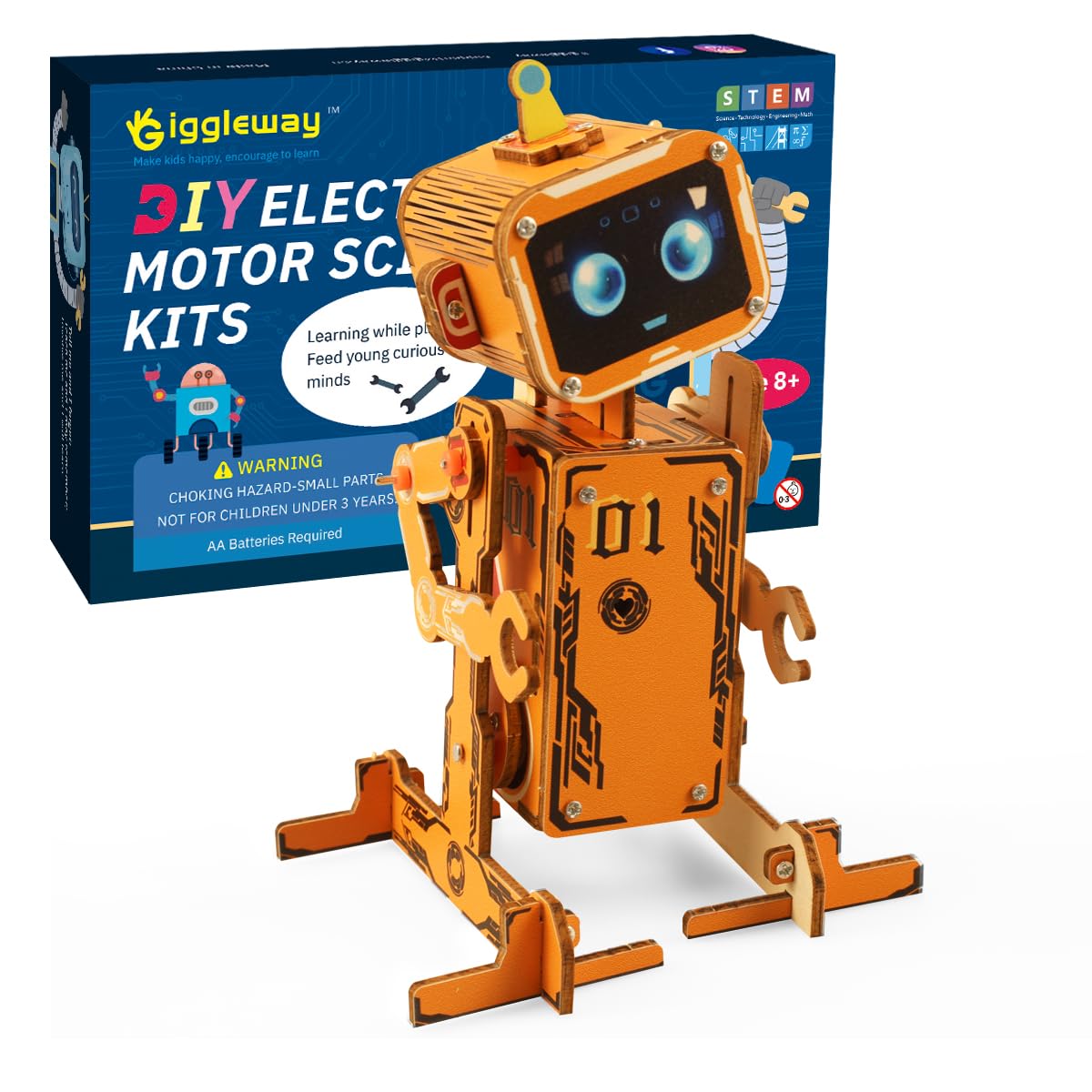 Kit de Construction de Robot Interactif à Commande Vocale