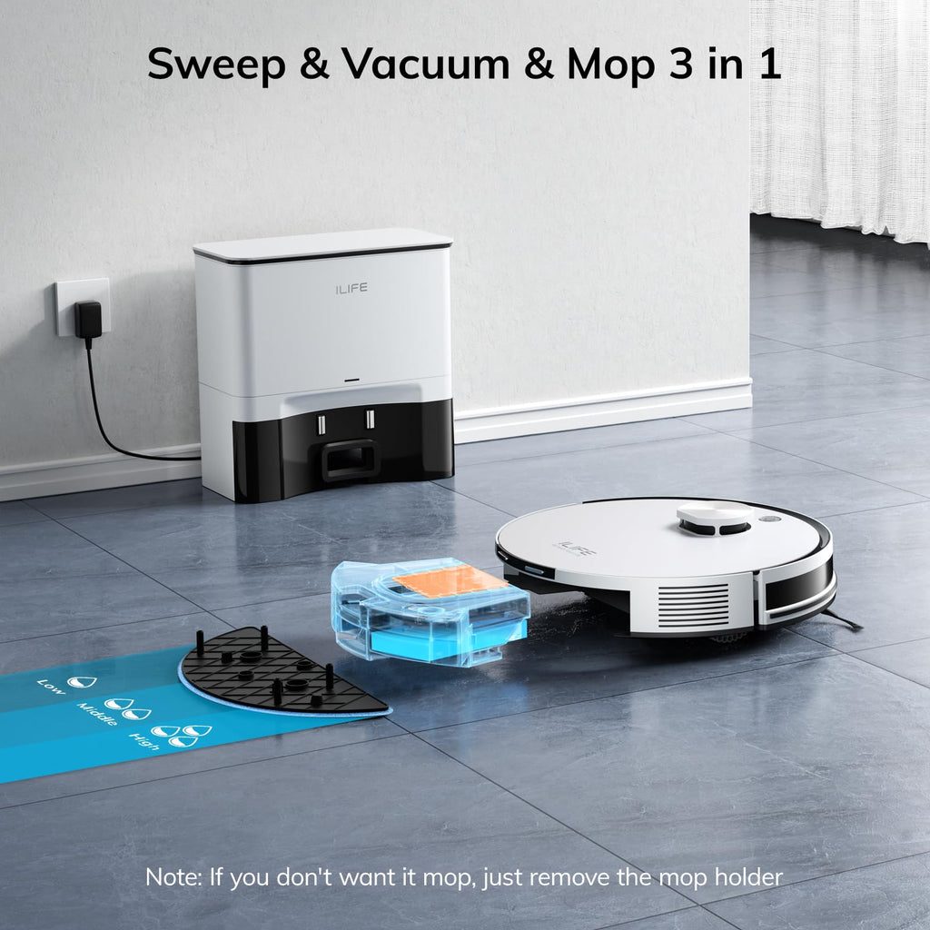 Robot Vacuum and Mop A30 Pro LiDAR Navigation 5000Pa