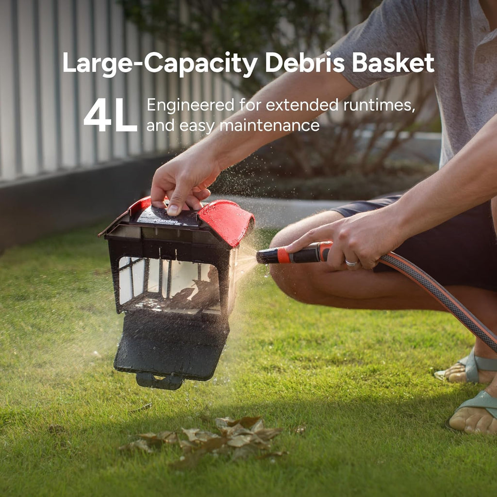 (2026 Upgrade) iGarden Pool Cleaner K Pro, 10H Runtime, Cordless Robotic Pool Vacuum for Inground Pools, 200% Turbo Suction, Smart Navigation, Touchscreen & APP, 4L Large Basket, Auto-Parking