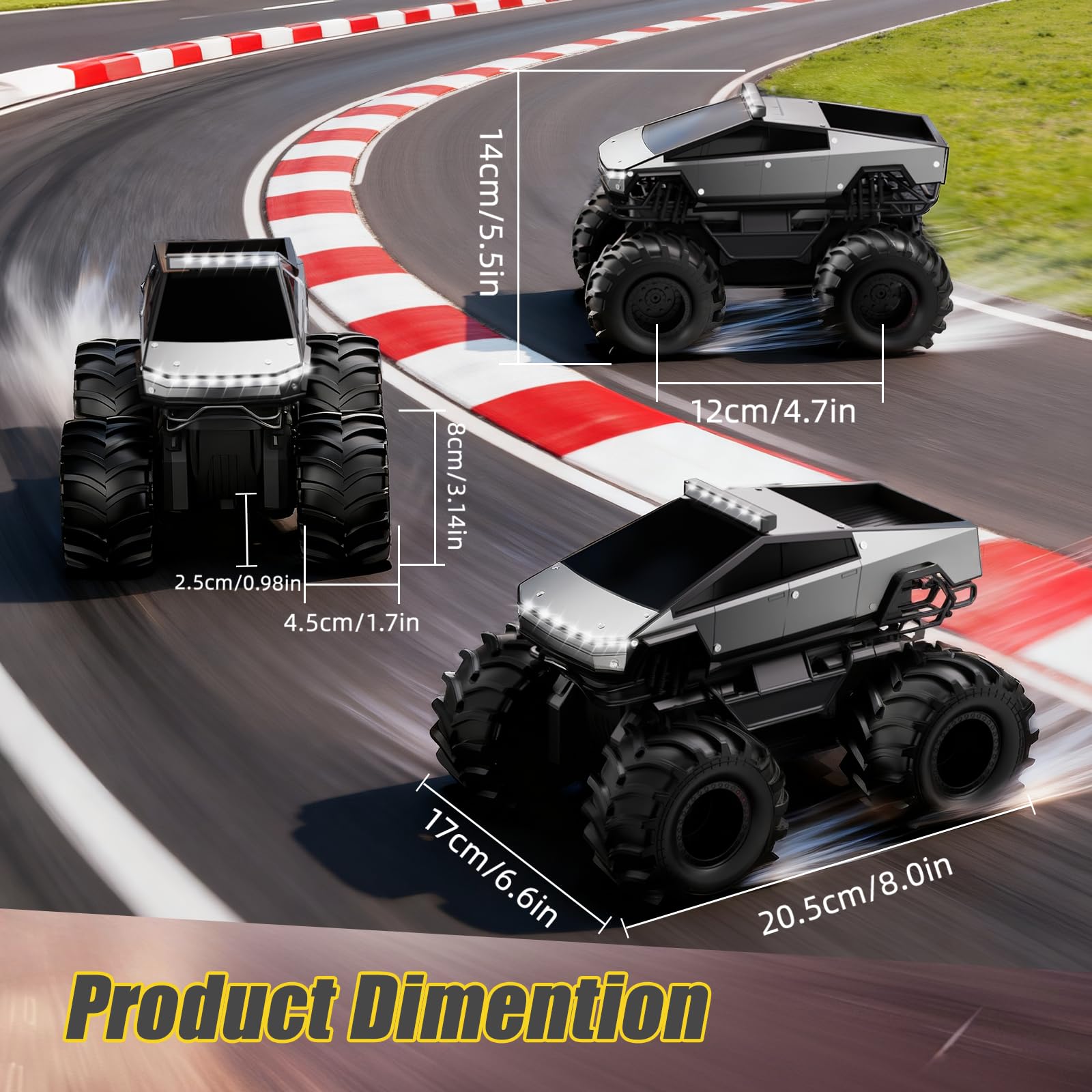 Cokzer 1:18 Внедорожный радиоуправляемый пикап-амфибия с полным приводом