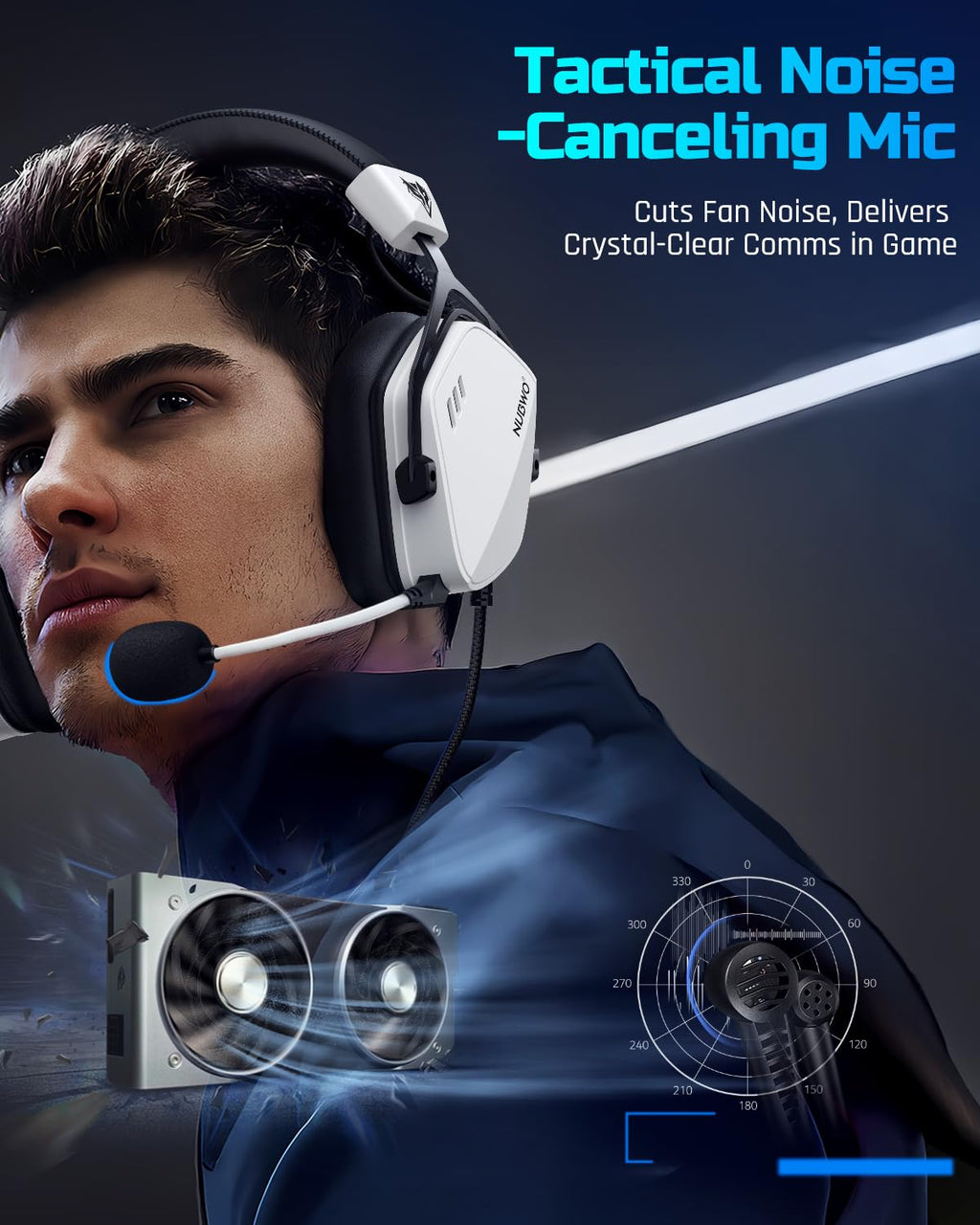 Auriculares Gaming NUBWO HG03 USB-A con Sonido Surround 7.1