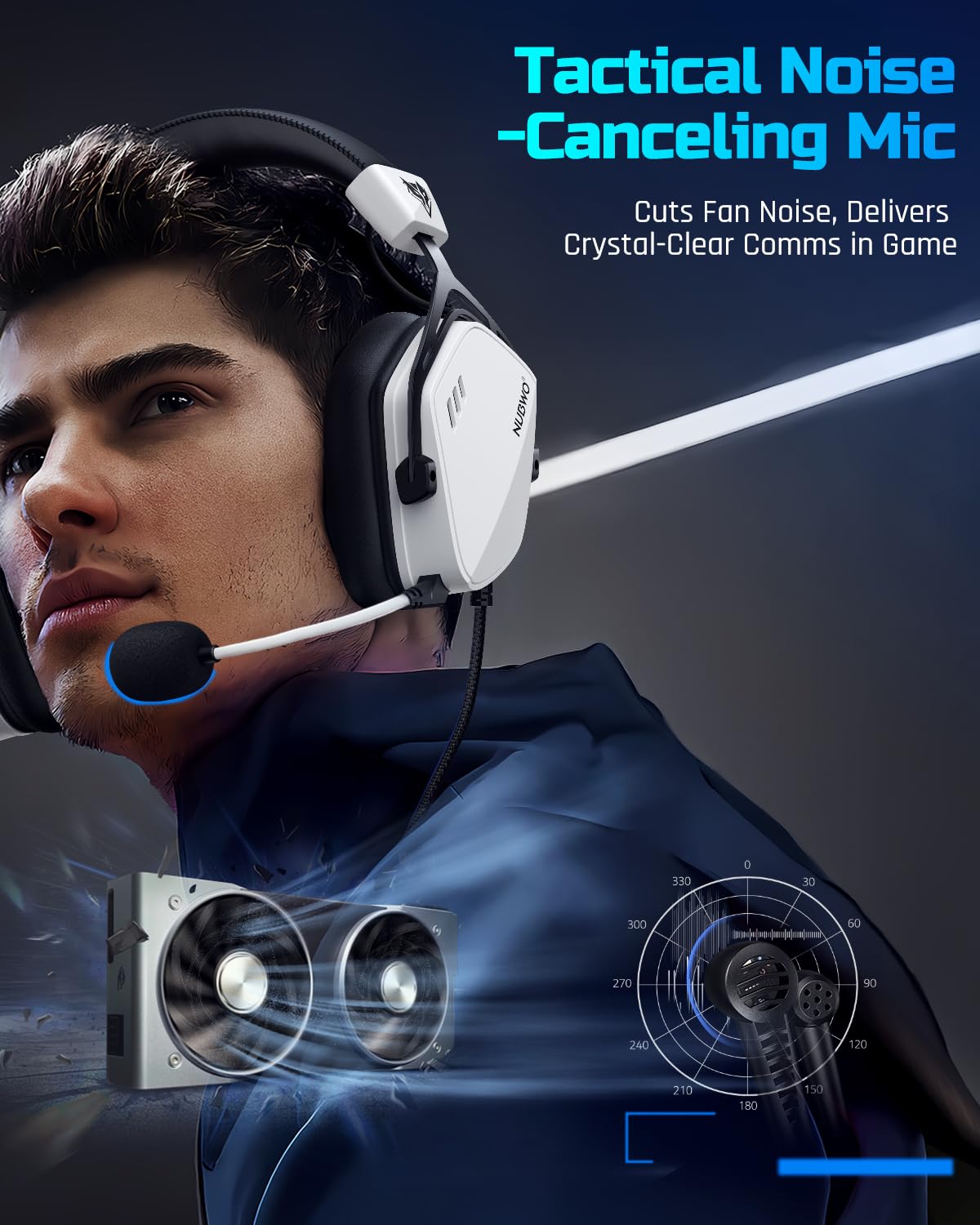 Auriculares Gaming NUBWO HG03 USB-A con Sonido Surround 7.1