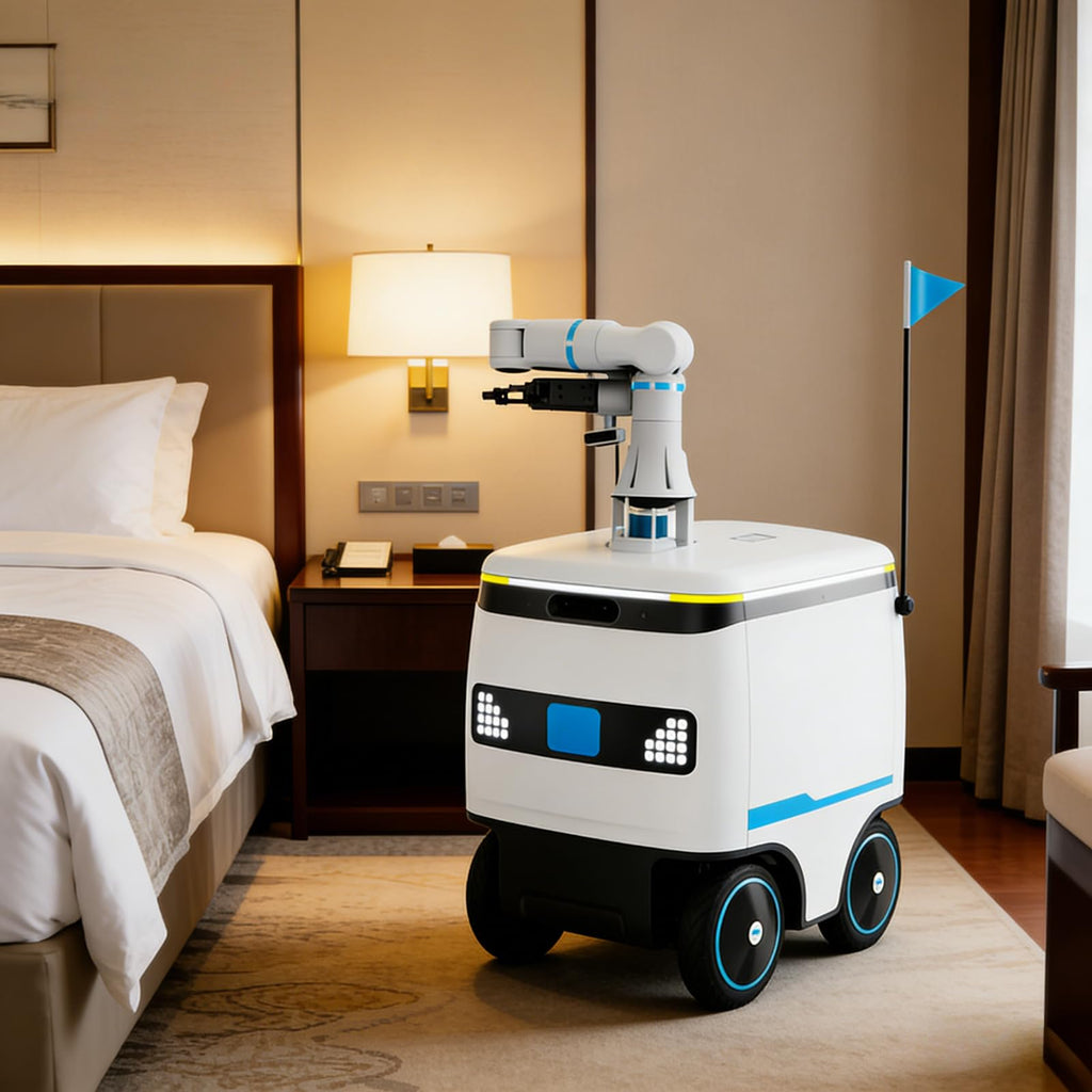 Autonom leveransrobot för matpaket