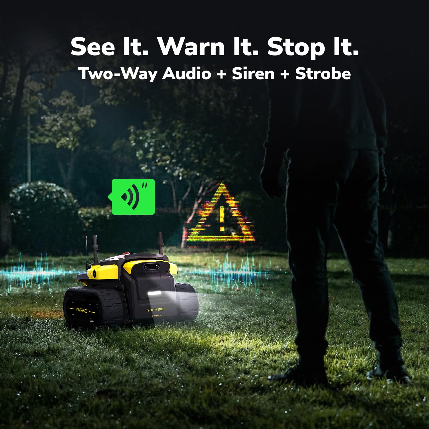 YARBO Core All-Terrain Security Robot SAM Patrol System