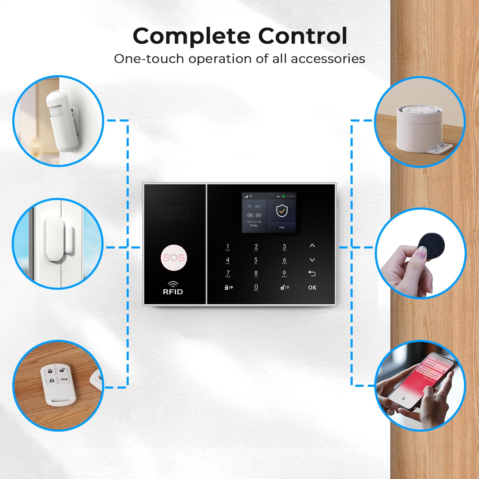 Wireless DIY Smart Home Alarm Security System PGST
